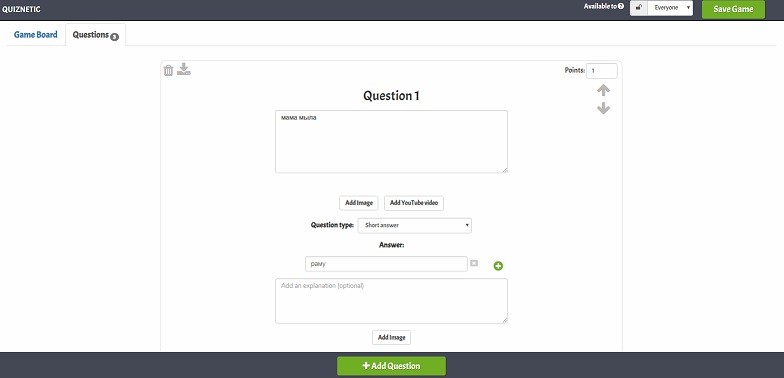 Quiznetic: конструктор онлайн-ходилки